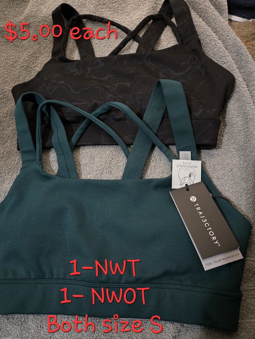 Strappy Sports Bra — Deep Teal